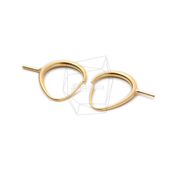 ERG-1180-MG [2件]淚滴形耳環，淚滴形線耳環 第2張的照片