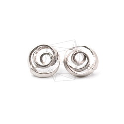 ERG-1182-MR【2個入り】スワールピアス,Swirly Textured Post Earring 1枚目の画像