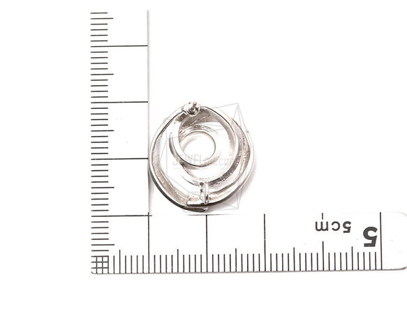 ERG-1182-MR【2個入り】スワールピアス,Swirly Textured Post Earring 5枚目の画像