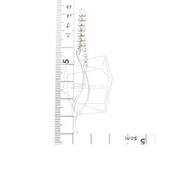ERG-1192-MR【2個入り】ダブルラインピアスキャッチ,Double line Ear clutch 5枚目の画像