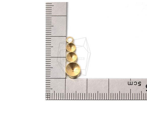 PDT-2187-MG [2個]珍珠杯吊墜，珍珠杯吊墜/ 7mm x 20mm 第5張的照片