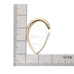 ERG-534-G【2件】淚珠鉤耳環，淚珠線耳環 第5張的照片