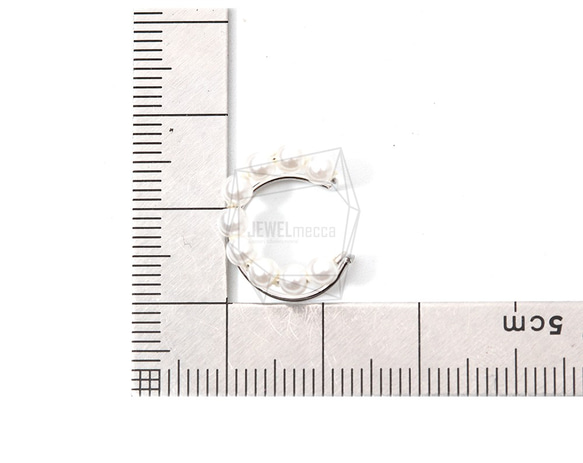 ERG-1237-R [2件]圓形耳釘耳環/ 14mm X 14m 第5張的照片