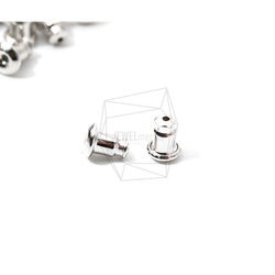 ERG-1238-R [30片]耳環扣，杯形耳環/耳背 第3張的照片