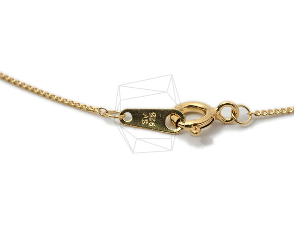 CHN-013-G【1個入り】(925)シルバーネックレスチェーン,Chain for necklace 1枚目の画像