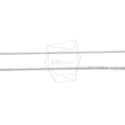 CHN-013-R【1個入り】(925)シルバーネックレスチェーン,Chain for necklace 2枚目の画像