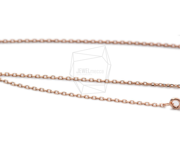 CHN-014-PG【1個入り】(925)シルバーネックレスチェーン,Chain for necklace 5枚目の画像