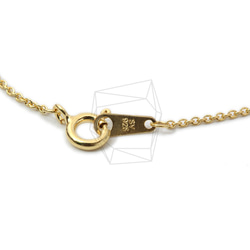 CHN-015-G【1個入り】(925)シルバーネックレスチェーン,Chain for necklace 1枚目の画像