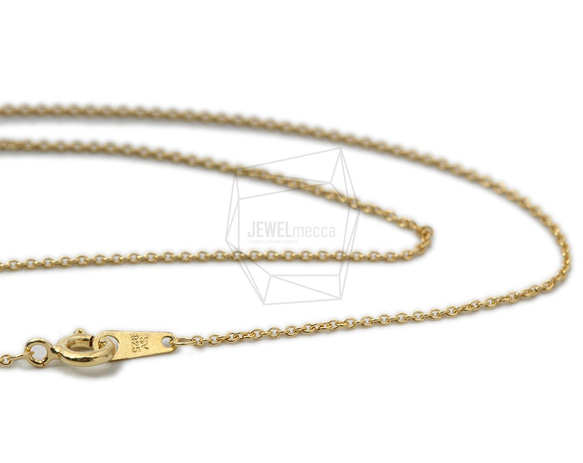 CHN-015-G【1個入り】(925)シルバーネックレスチェーン,Chain for necklace 4枚目の画像