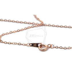 CHN-016-PG【1個入り】(925)シルバーネックレスチェーン,230SF Chain for necklace 1枚目の画像