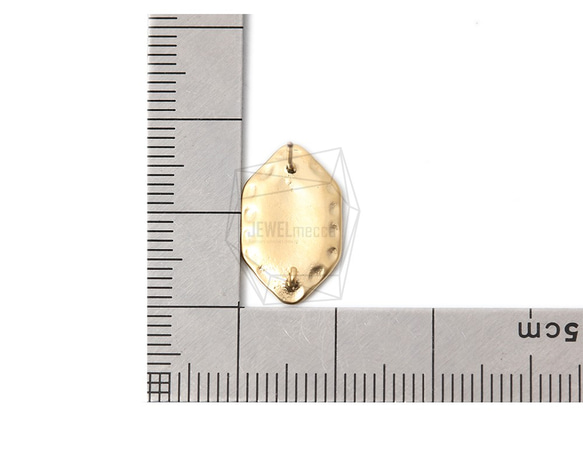 ERG-1244-MG [2件]十字繡六角形耳環，十字繡六角形耳環 第5張的照片