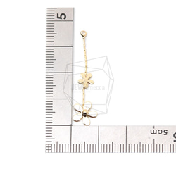 ERG-1262-G [2件]花瓣花朵吊飾 第5張的照片