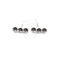 ERG-1265-MR【2個入り】パールカップピアス ,Pearl Cup Post Earring 1枚目の画像