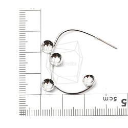 ERG-1271-R【2個入り】マルチパールカップピアス,Multi Pearl Cup Post Earring 5枚目の画像
