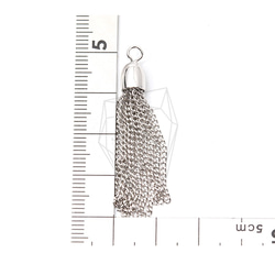 ERG-1275-R [2 件] 流蘇吊飾/6mm x 40mm 第5張的照片