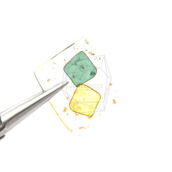 PDT-2246-G【2個入り】レクタングルパーペンダント,Rectangle Mother of Pearl Pend 4枚目の画像