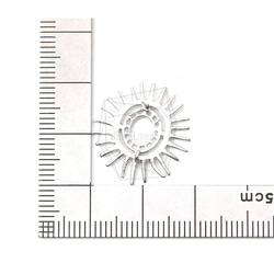 ERG-1281-MR [2個]立方太陽柱形耳環 第5張的照片