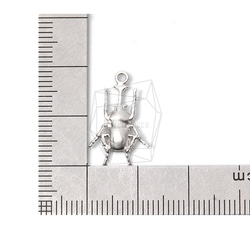 PDT-2231-MR【2個入り】スカラブペンダント,Scarab Pendant/13mm X 18mm 5枚目の画像