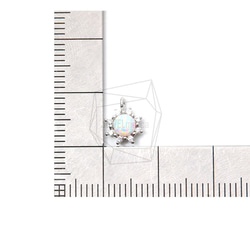 PDT-2235-R【2個入り】サンオパールペンダント ,Sun opal Pendant 5枚目の画像