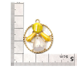 PDT-2274-G【2個入り】グラスラウンドペンダント,Glass round Pendant 5枚目の画像