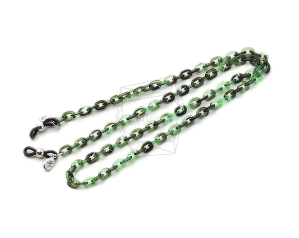 CHN-019-G【1個入り】アクリルチェーン,マスクチェーン,acrylic chain for glasses 1枚目の画像