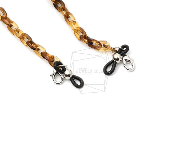 CHN-021-G【1個入り】アクリルチェーン,マスクチェーン,acrylic chain for glasses 5枚目の画像