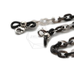 CHN-022-G【1個入り】アクリルチェーン,マスクチェーン,acrylic chain for glasses 2枚目の画像