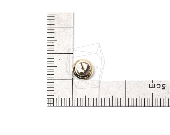 ERG-1302-G [4個]圓杯耳環，圓杯耳環 第5張的照片