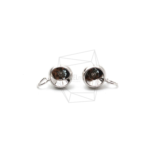 ERG-1303-R【4個入り】ラウンドカップピアス,Round Cup Earring Post 