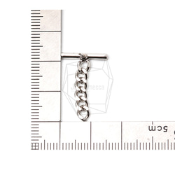 ERG-1314-R【2個入り】ボールチェーンピアス /Ball Chain Earring Post 5枚目の画像