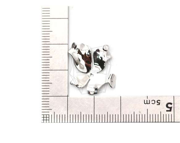 PDT-2301-R【4個入り】ペタルフラワーペンダント,Four Petal Flower Pendant 5枚目の画像