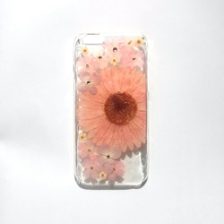 iPhone6plus、6Splus 專用保護殼“Pink Gerbera ⑥” 第4張的照片