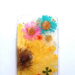 再販☆iPhone６、６Ｓ 専用ケース『黄色いガーベラ』 2枚目の画像
