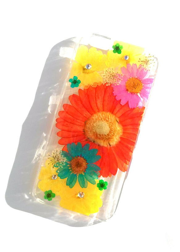 iPhone6​​Plus，6splus case，“橙色非洲菊” 第1張的照片