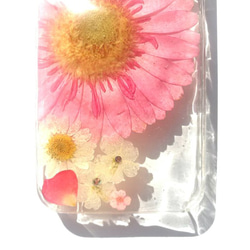 iPhone6plus,6Splus,7plus 専用ケース『ピンクのガーベラ』 3枚目の画像