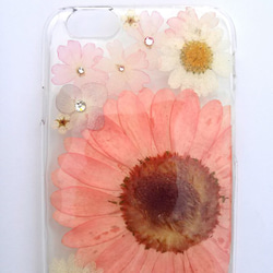iPhone7専用ケース『ピンクのガーベラ③』 2枚目の画像
