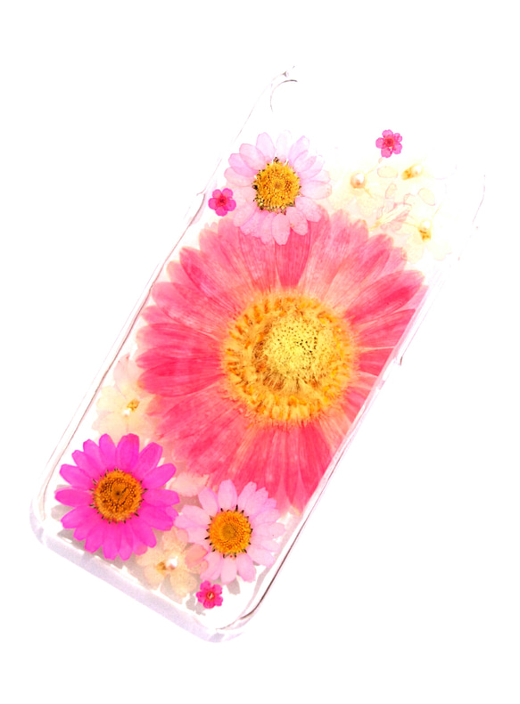 iPhone7専用ケース『ピンクのガーベラ③』 1枚目の画像