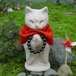 猫だって端午の節句 こいのぼりに乗った猫 江戸縮緬 その他置物 ねこ