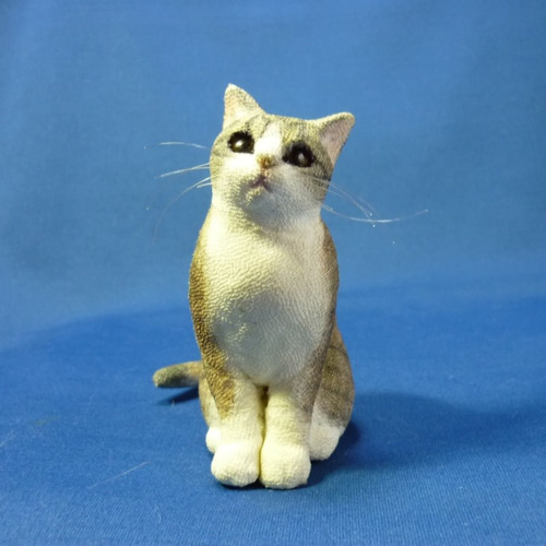 お座りキジトラ猫さん (送料無料) その他人形 ねこ工房ふぉれす お座りキジトラ猫さん (送料無料) その他人形 ねこ工房ふぉれす