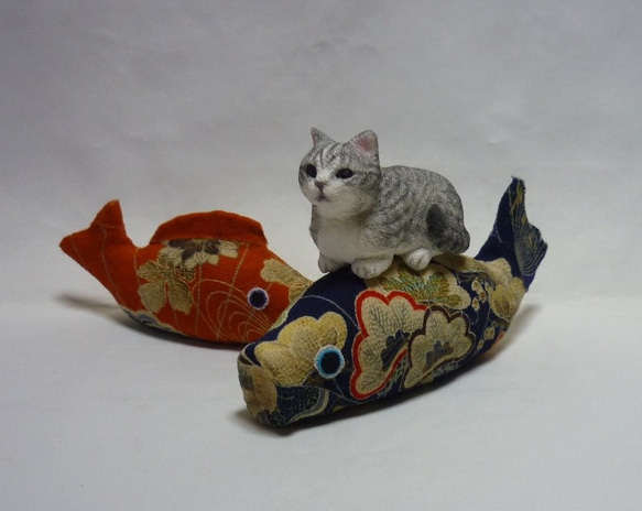 端午の節句】 “猫くんの鯉のぼり” :おもちゃ