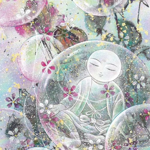 工房 月の詩「お地蔵さま ポストカード10枚セット」 ポストカード 工房