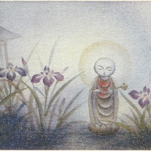 工房 月の詩「お地蔵さま ポストカード10枚セット」 ポストカード 工房