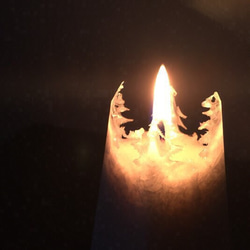 snow tree candle 4枚目の画像