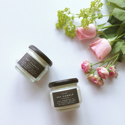 【Floral rose】100%natural essential oil & soy candle 1枚目の画像