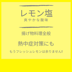 【送料込み】【無添加】レモン塩 持ち運び便利ミニボトル 3枚目の画像