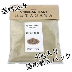 【送料込み】【お得な大容量❗️】ほうじ茶塩詰め替えパウチパック 1枚目の画像