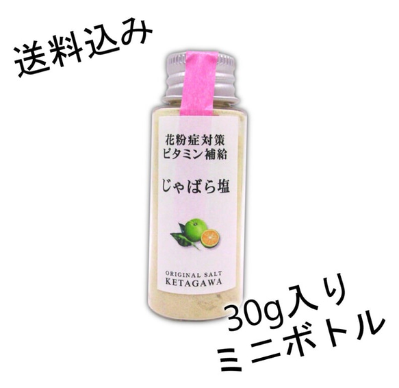 送料込み】【無添加】【和歌山県産】じゃばら塩 持ち運び便利なミニ