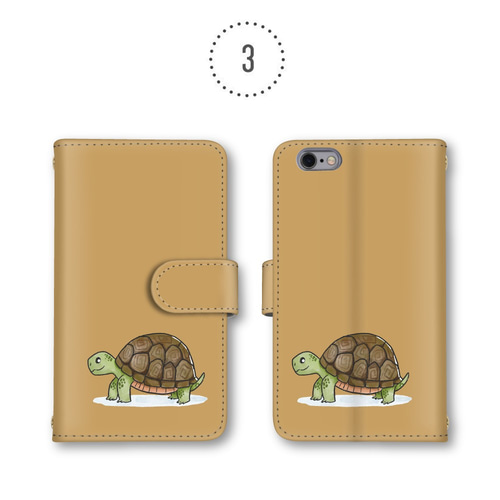 【Harper & Blake】UK発 手帳型スマホケース Tortoise/亀カメ スマホケース 手帳型 ほぼ全機種対応 カメ 亀 タートル