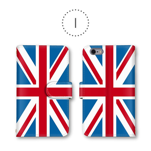 イギリス国旗 ユニオンジャック スマホケース 手帳型ケース 送料無料