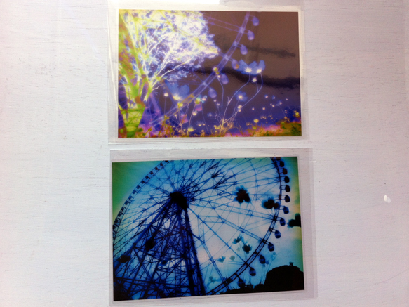 透けるポストカード　【2枚セット】 2枚目の画像